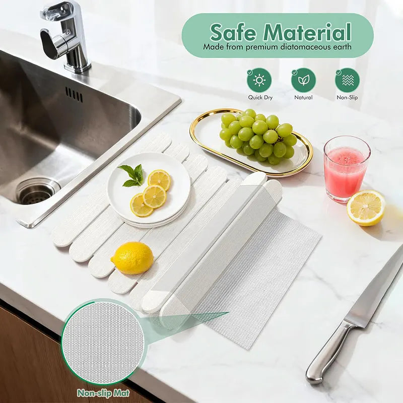 Rollable Wooden Slat Placemat & Table Runner – Foldable Heat-Resistant Dining Mat & Sofa Armrest Tray