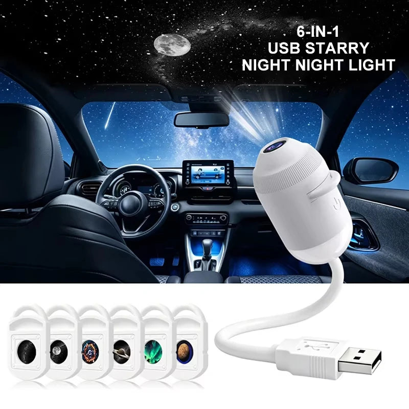 Galaxy & Ocean Night Light Projector – 4K Planetarium Star Projector with 24 Interchangeable Film Discs