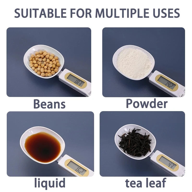 Digital Measuring Spoon Scale - High Precision Kitchen & Coffee Gram Scale