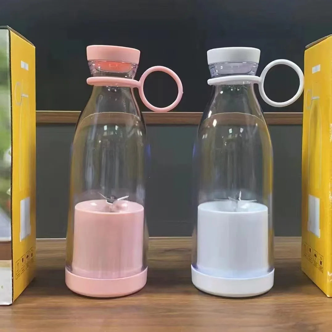 Portable Mini Juice Blender Bottle – Cordless USB Rechargeable Personal Smoothie Maker & Fruit Juicer