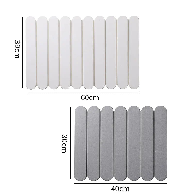 Rollable Wooden Slat Placemat & Table Runner – Foldable Heat-Resistant Dining Mat & Sofa Armrest Tray